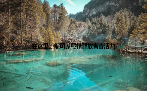 在这里, 您可以尽情释放青春活力