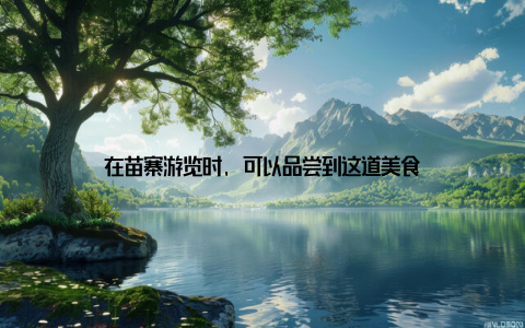 在苗寨游览时, 可以品尝到这道美食