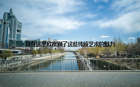 我在这里欣赏到了这些传统艺术的魅力