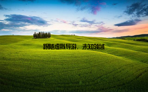 跟随虚拟导游, 未知领域